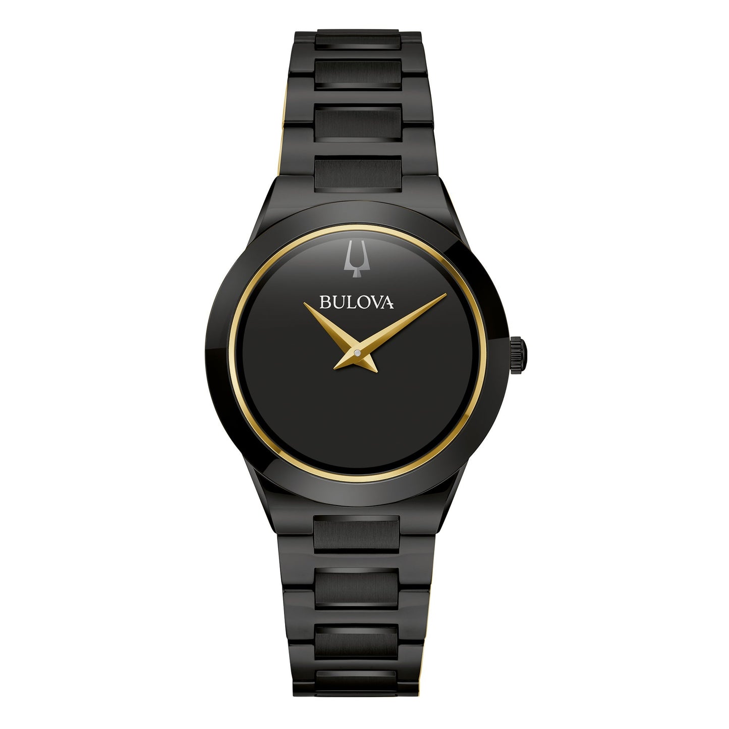 LADIES MILLENNIA ION-PLATED STAINLESS STEEL WATCH DIAL