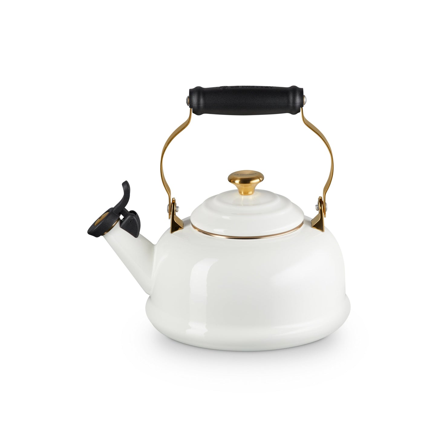 NOEL COLLECTION CLASSIC WHISTLING KETTLE WHITE