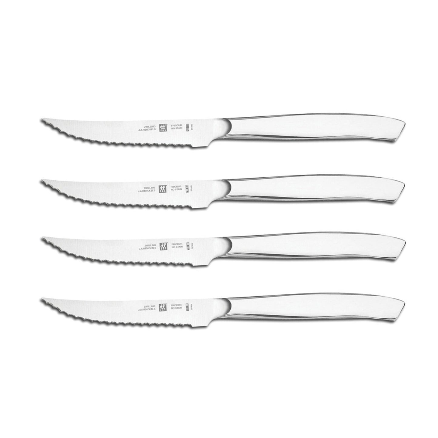 4PC 4" SERRATED STAINLESS STEEL MIGNON STEAK KNIFE SET