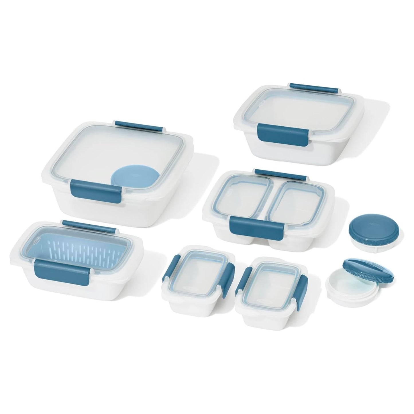 GOOD GRIPS 20PC PREP & GO CONTAINER SET OCEAN BLUE