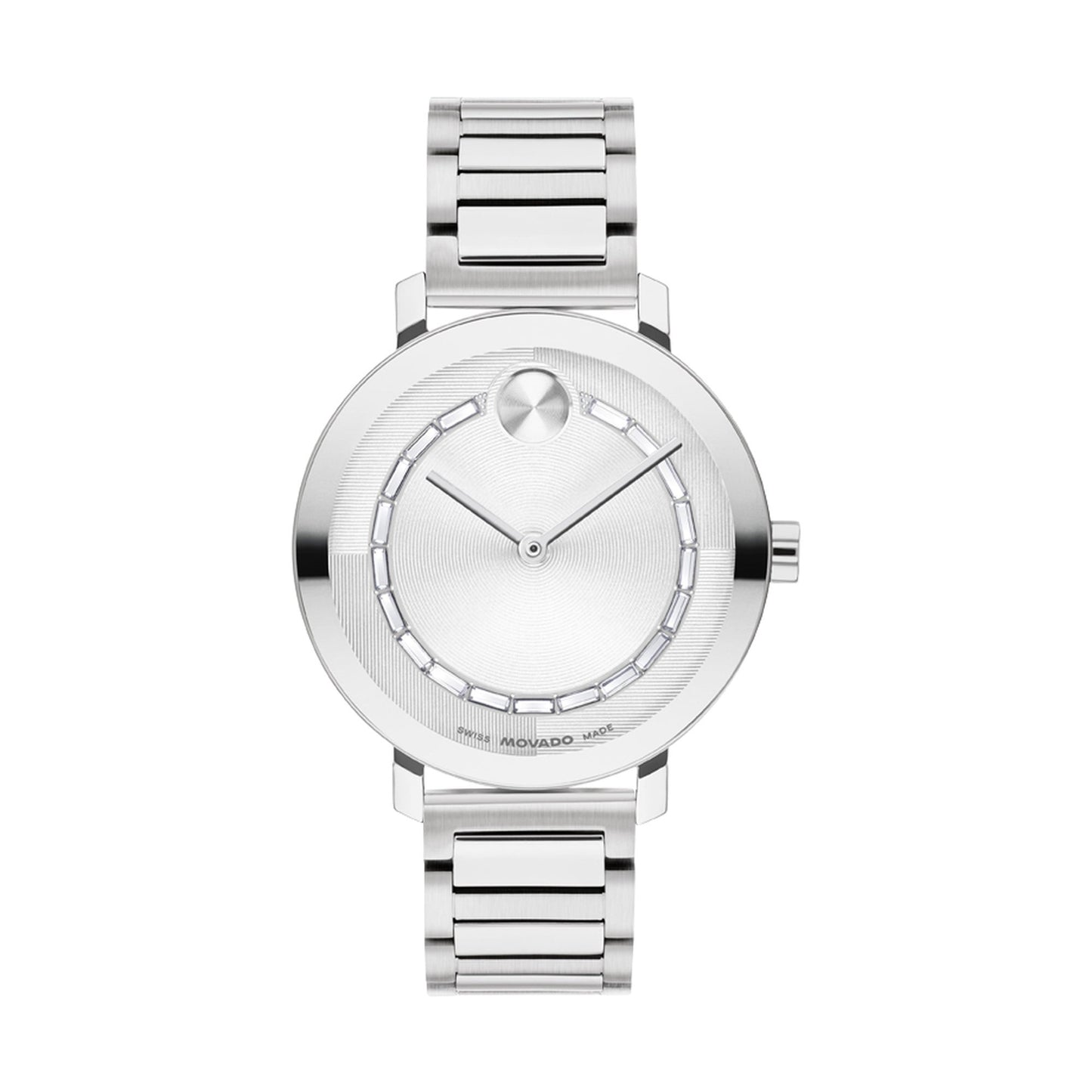 LADIES BOLD EVOLUTION 2.0 SILVER-TONE STAINLESS STEEL WATCH SILVER DIAL
