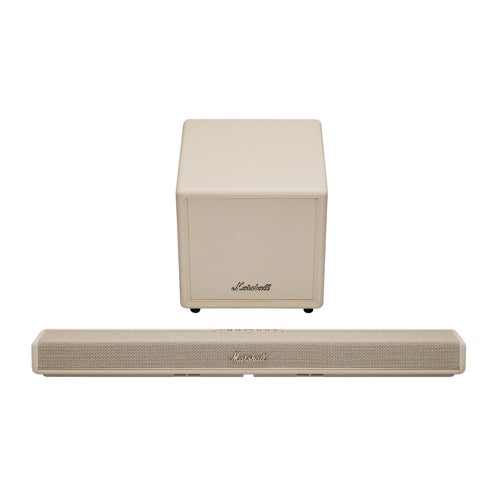 HESTON 60 SOUNDBAR W/ SUB 200 WIRELESS SUBWOOFER, CREAM