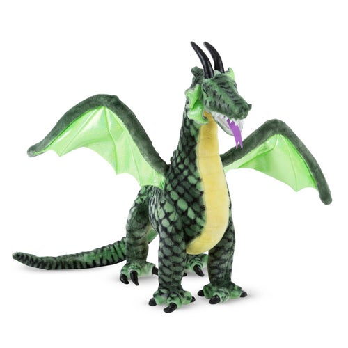 GIANT PLUSH WINGED DRAGON STUFFED ANIMAL AGES 3+ YEARS