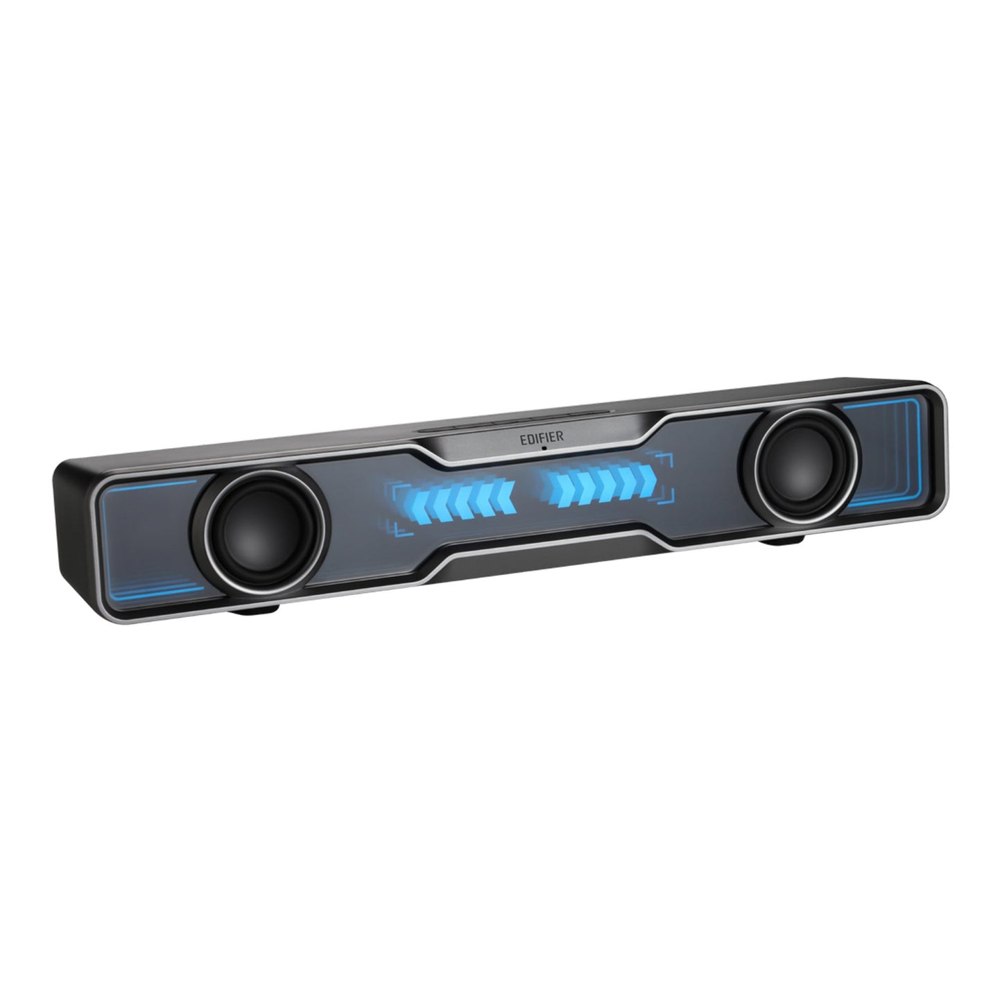 QS30 PC SPEAKER/TABLETOP SOUNDBAR W/ HALO LIGHTS BLACK