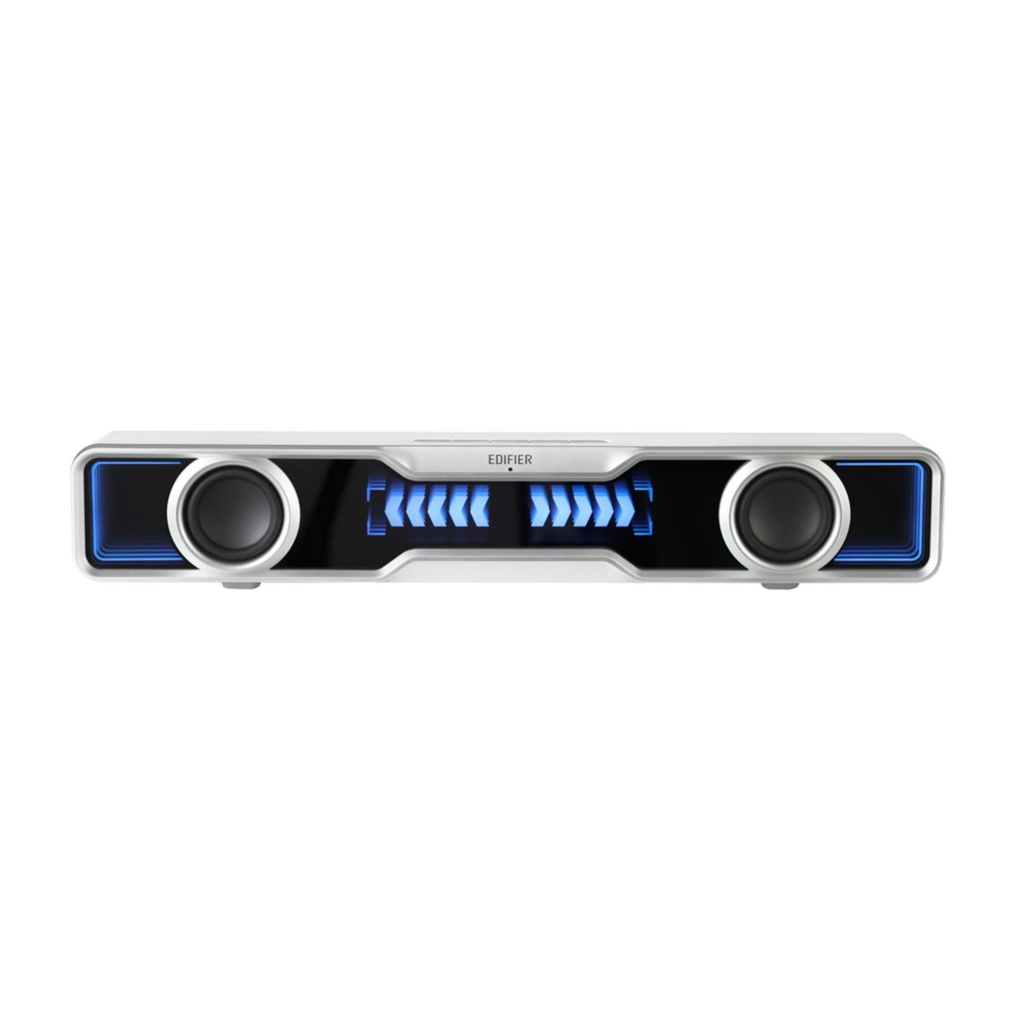 QS30 PC SPEAKER/TABLETOP SOUNDBAR W/ HALO LIGHTS WHITE
