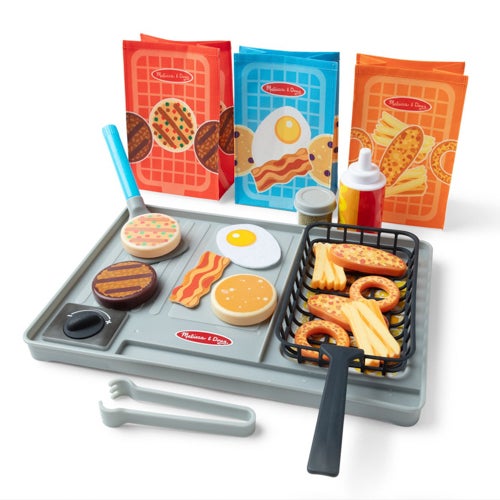 FLIP & FRY GRILL PLAY SET W/ COLOR CHANGING WATER WOW! AGES 3+ YEARS