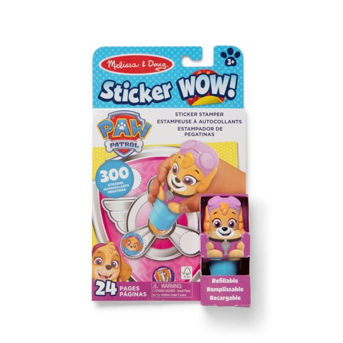 STICKER WOW! ACTIVITY PAD & STICKER STAMPER - SKYE AGES 3+ YEARS