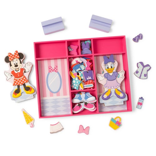 DISNEY MAGNETIC DRESS UP MINNIE & DAISY AGES 3+ YEARS