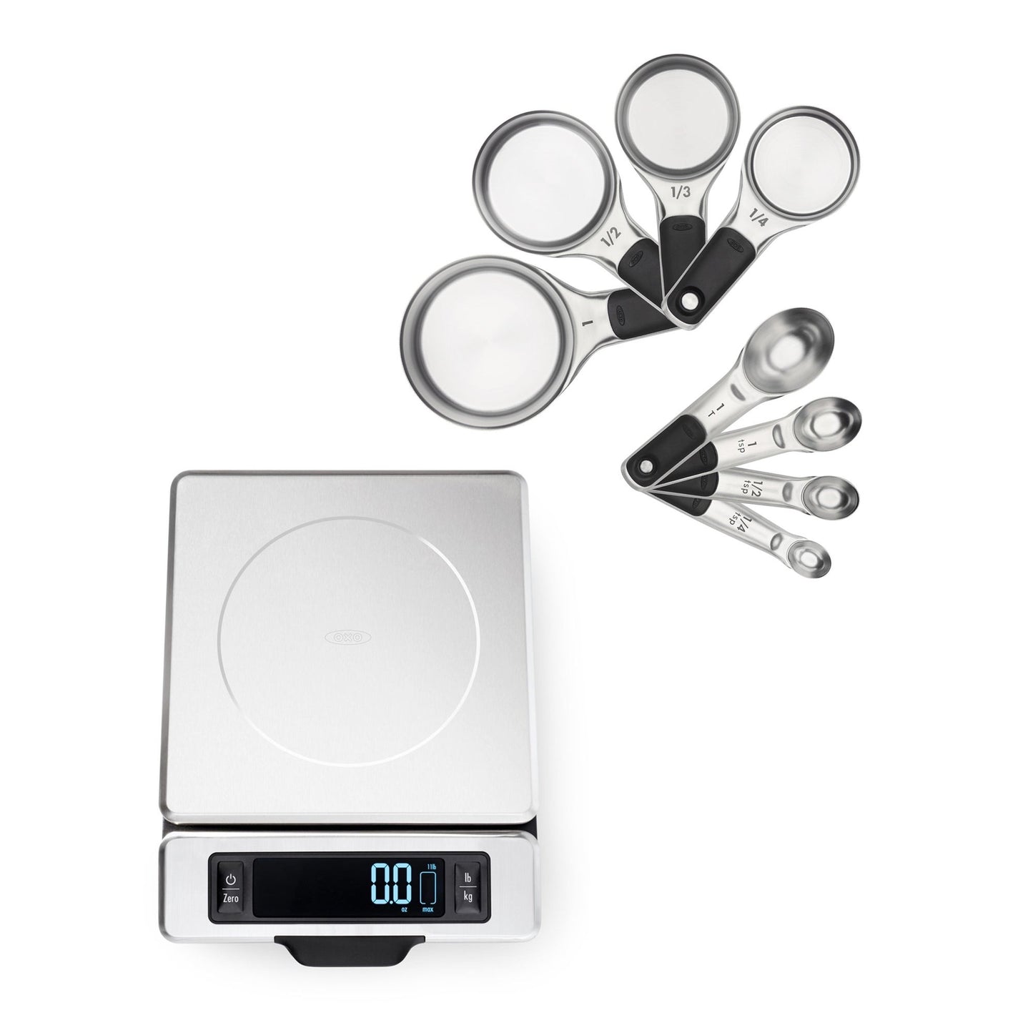 GOOD GRIPS STAINLESS STEEL KITCHEN MEASURING SET