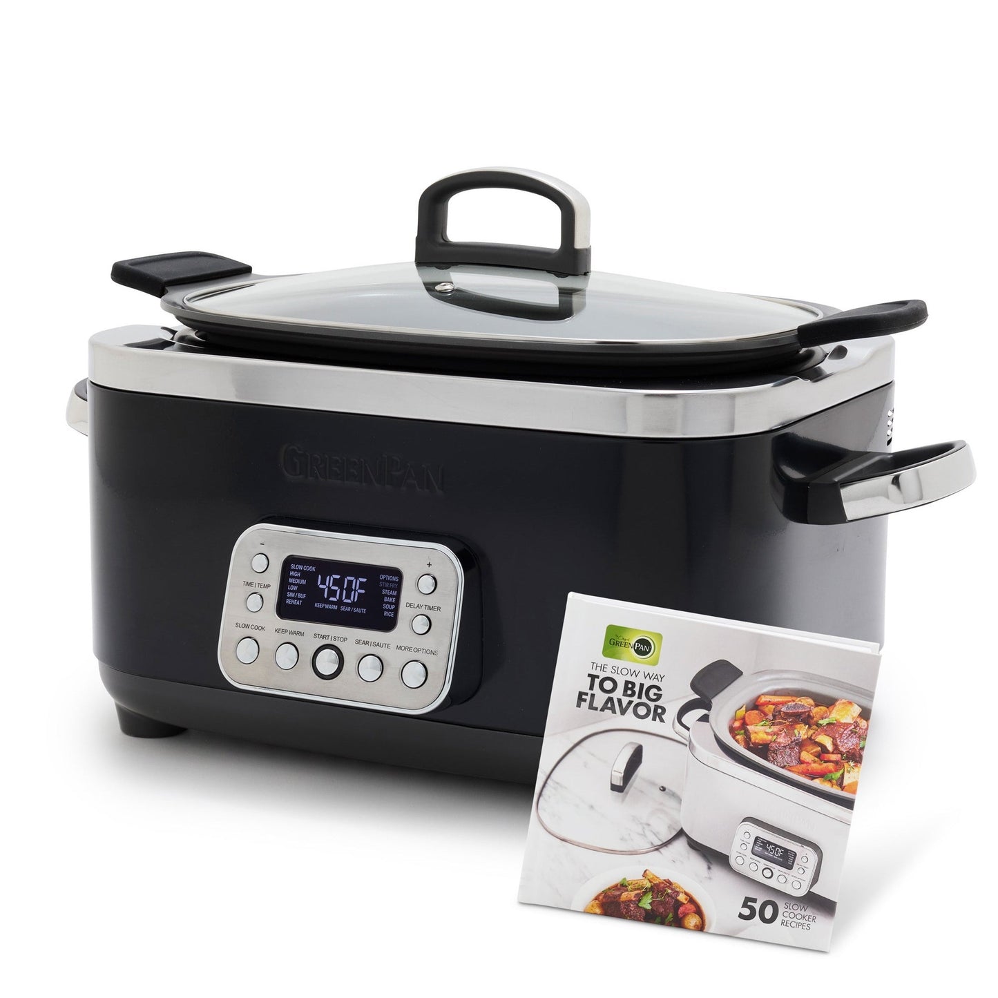ELITE 14-IN-1 6QT SLOW COOKER BLACK