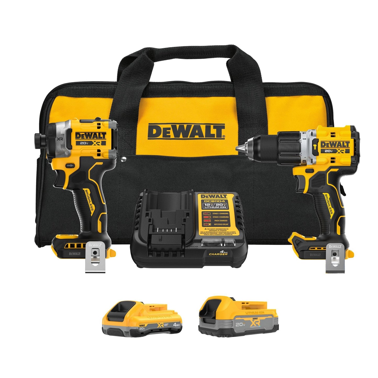 20V MAX XR 2-TOOL IMPACT WRENCH KIT W/ XR BATTERIES