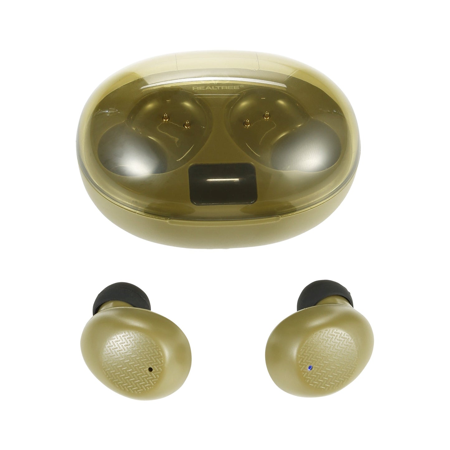 REALTREE TRUE WIRELESS EARBUDS W/ DIGITAL DISPLAY