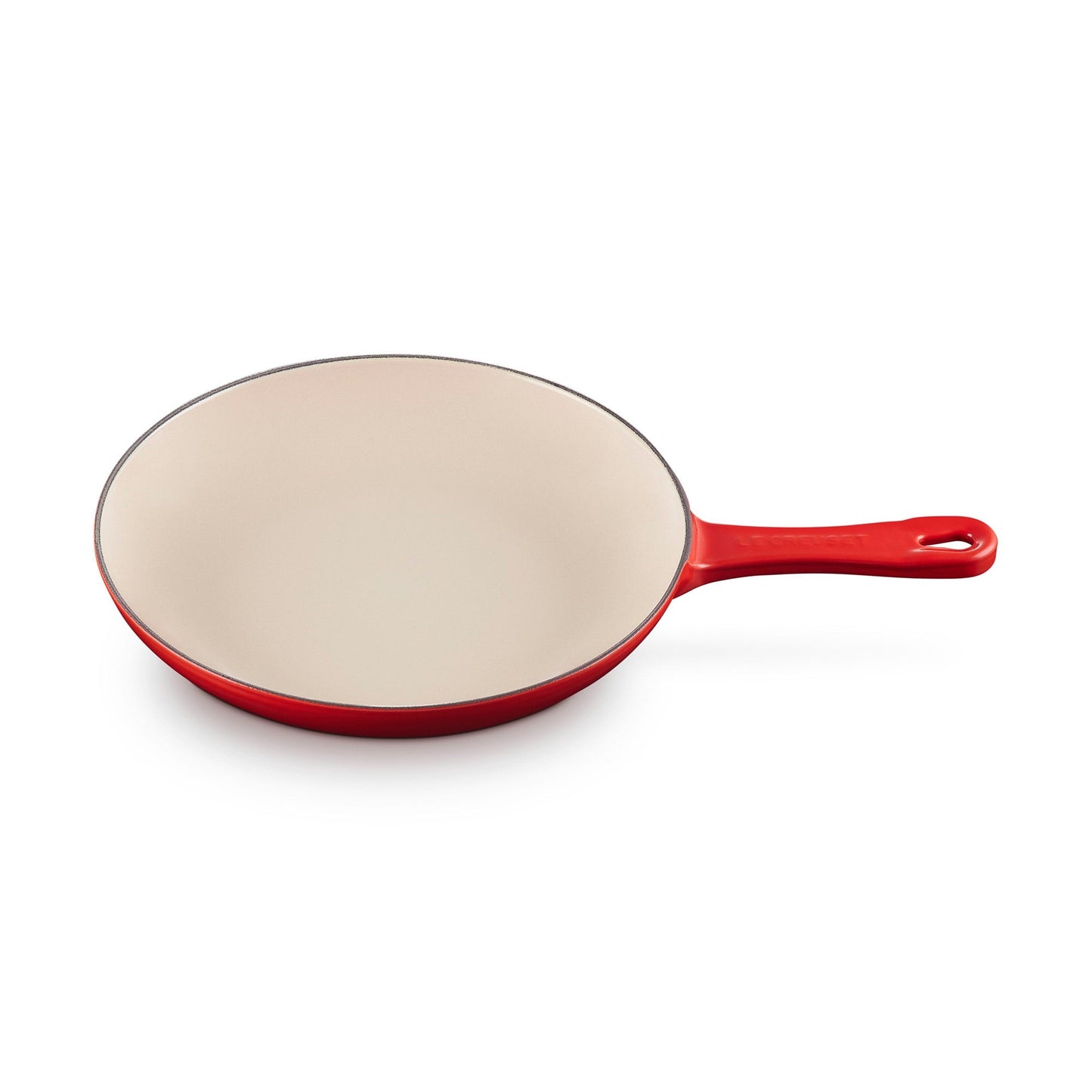 9.5" TRADITIONAL CAST IRON OMELET PAN CERISE