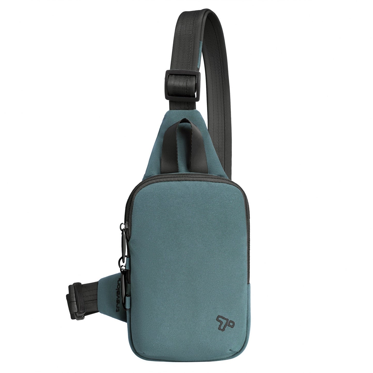 THE VOYAGES ANTI-THEFT COMPACT SLING SLATE BLUE