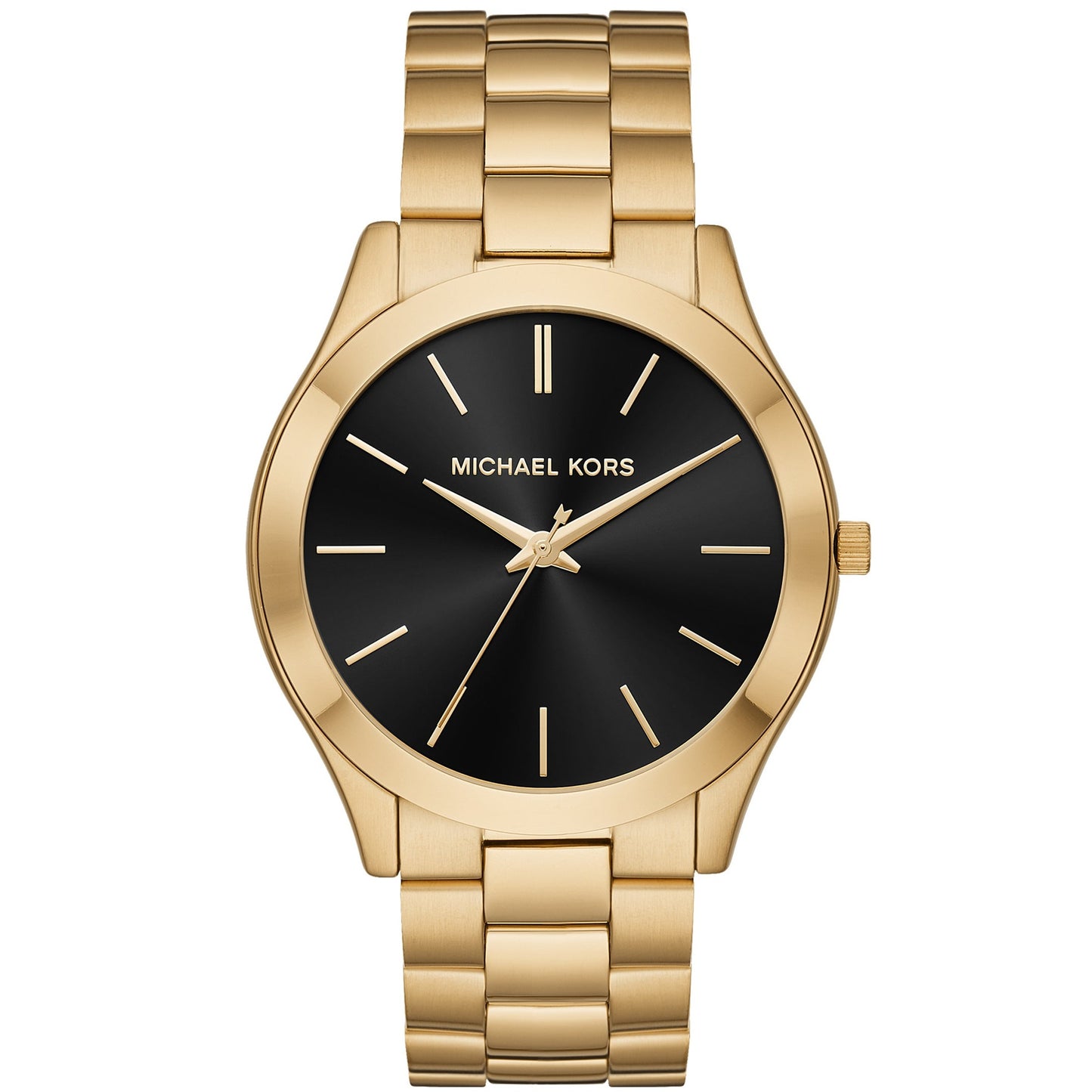 MENS SLIM RUNWAY STAINLESS STEEL WATCH DIAL