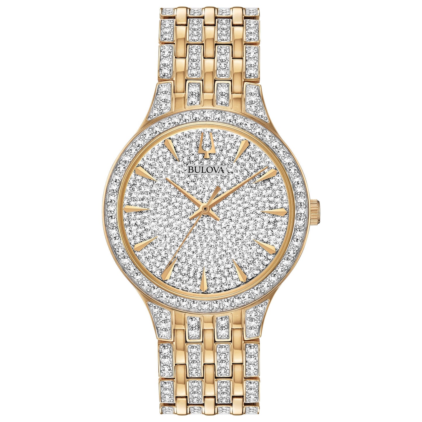 MENS PHANTOM SWAROVSKI CRYSTAL PAVED WATCH
