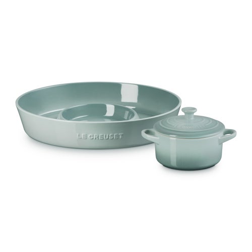 2pc Chip & Dip Entertainment Set Sea Salt