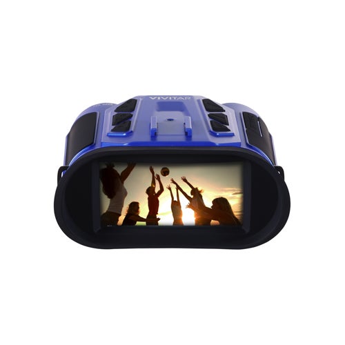 Digital Camera Binoculars with Night Vision Blue