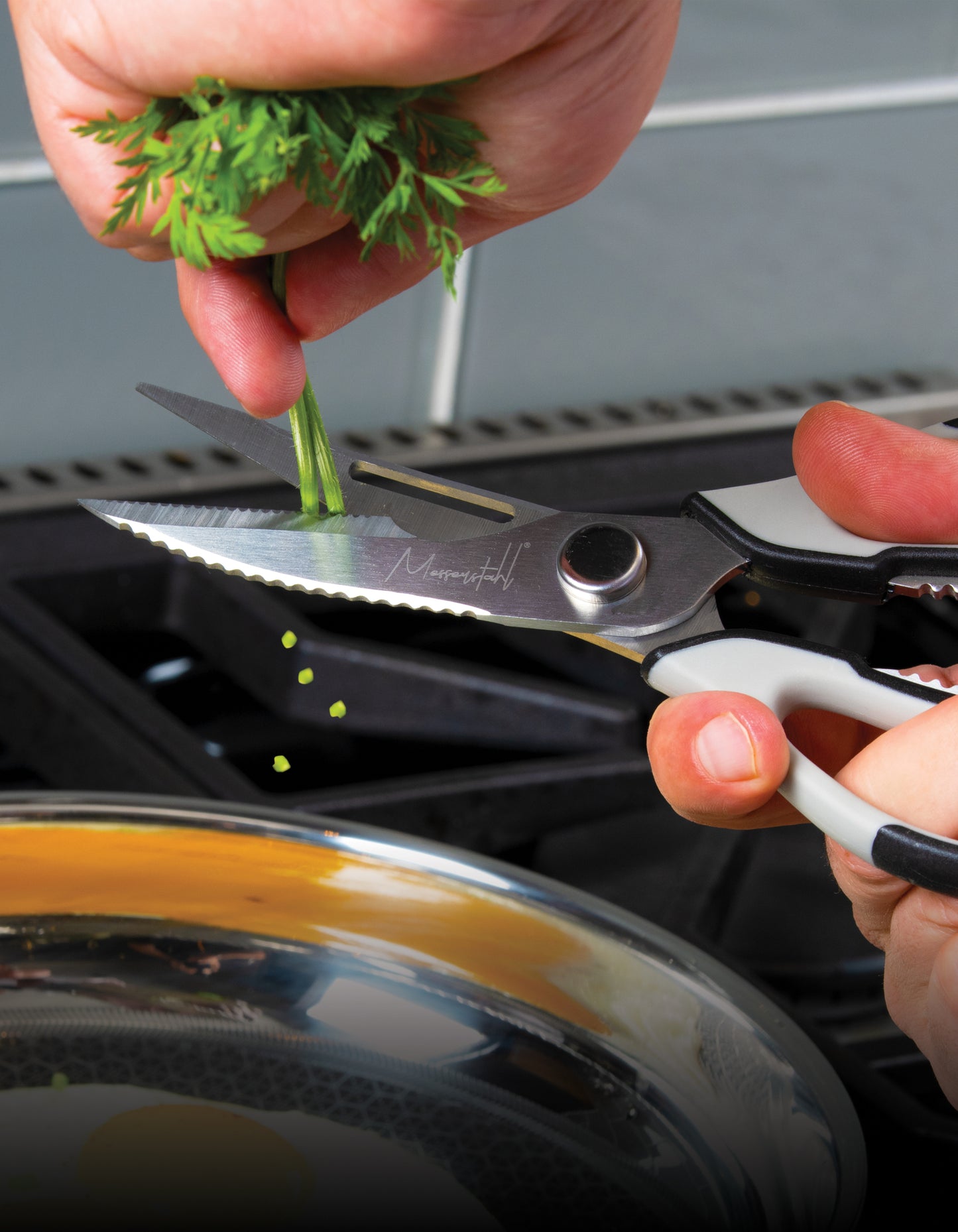 Messerstahl Shears + Messerstahl Gourmet Asian Cleaver