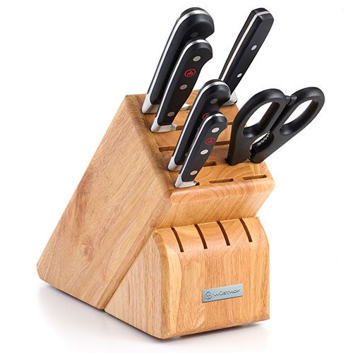 Classic 7pc Knife Block Set Black