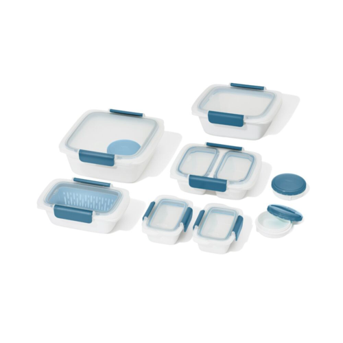 OXO Good Grips 8-Piece Prelabeled Baking POP Container Set