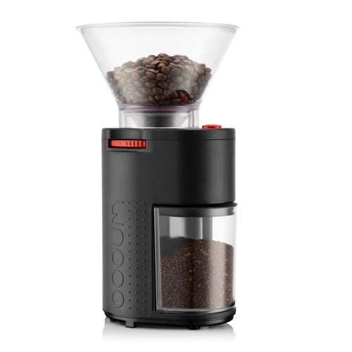Bistro Electric Conical Burr Grinder, Black