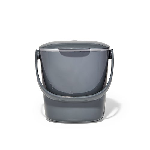 Easy-Clean Compost Bin Charcoal