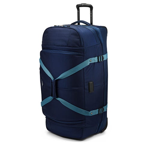 Fairlead 34" Drop Bottom Wheeled Duffel True Navy/Graphite