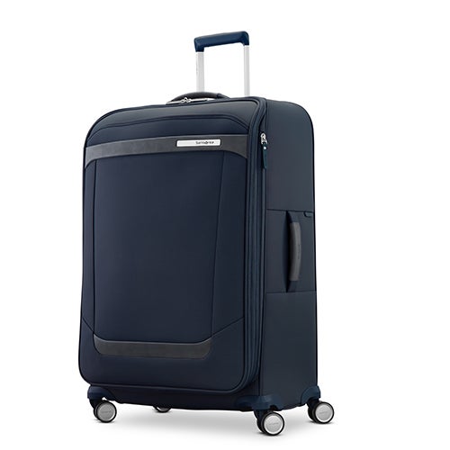 Elevation Plus Large Expandable Softside Spinner Midnight Blue