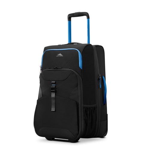 Hi-Life Carry-On Wheeled Duffel Black/Blue