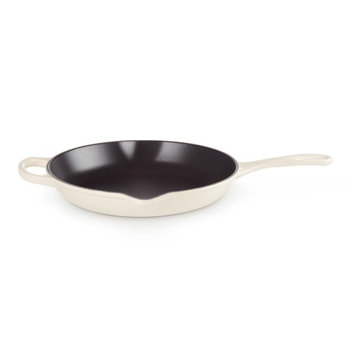 10.25" Signature Cast Iron Skillet Cream