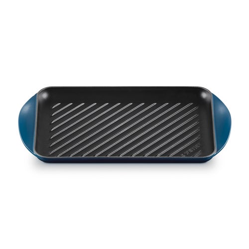 12.5" Traditional Cast  Iron Rectangular Skinny Grill Agave