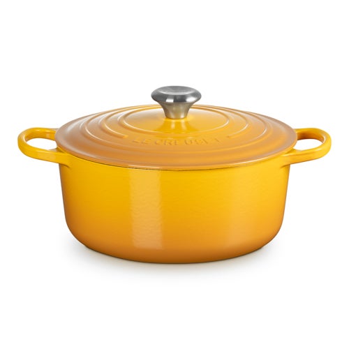 5.5qt Signature Cast Iron Round Dutch Oven Nectar