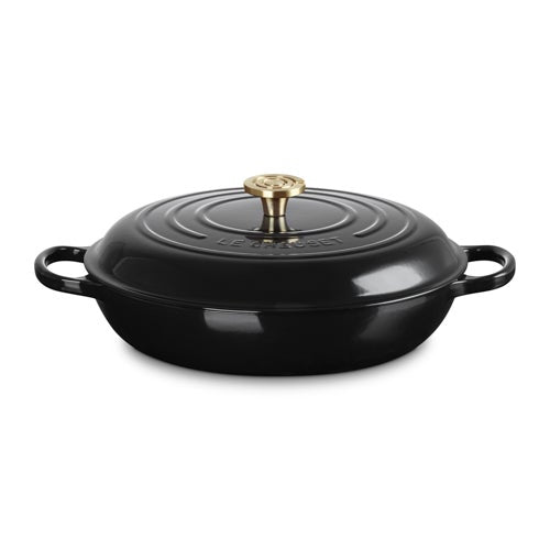 5qt Signature Cast Iron Braiser Onyx