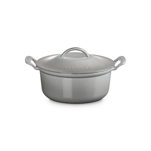 5qt Modern Heritage Cast Iron Round Oven, French Gray