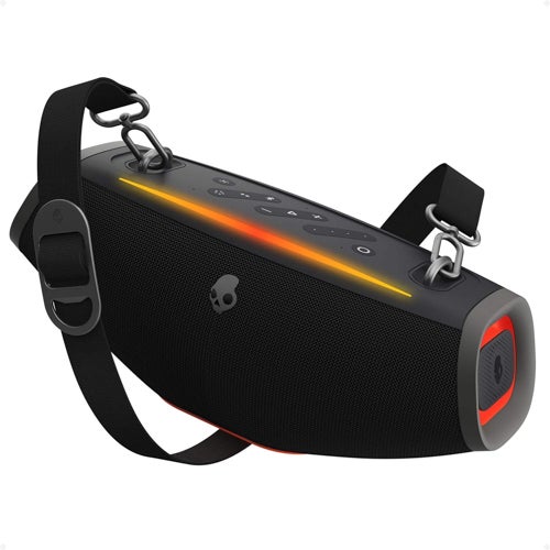 Barrel Mini Boombox Compact Wireless Speaker Black