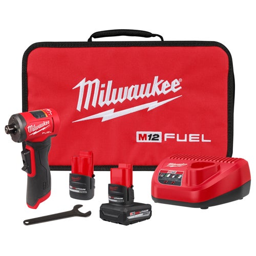 M12 FUEL 1/4" Right Angle Die Grinder Kit