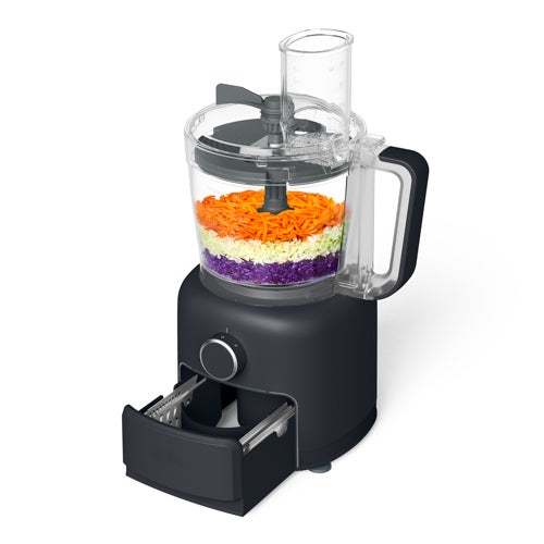 CHOP Prep & Store 10-Cup Food Processor Slate