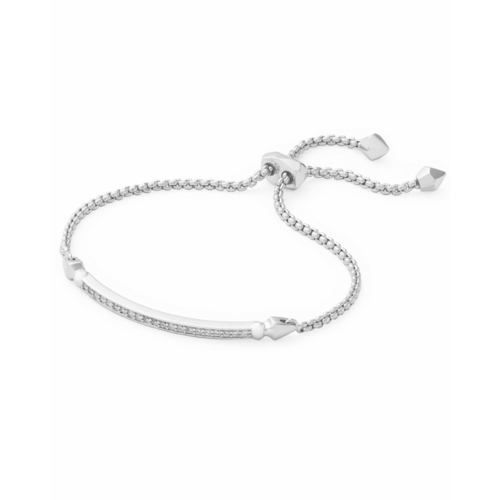Kendra Scott Ott Adjustable Chain Bracelet in Silver