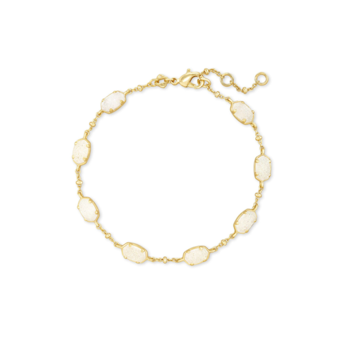 Kendra Scott Emilie Gold Link Bracelet in Iridescent Drury