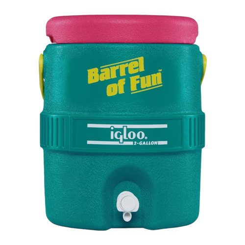 Igloo Retro Barrel of Fun 2-Gallon Jug