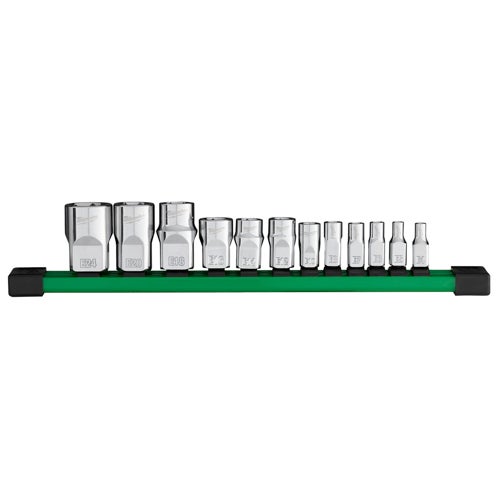 12pc 1/4" 3/8" & 1/2" Drive External TORX Socket Set