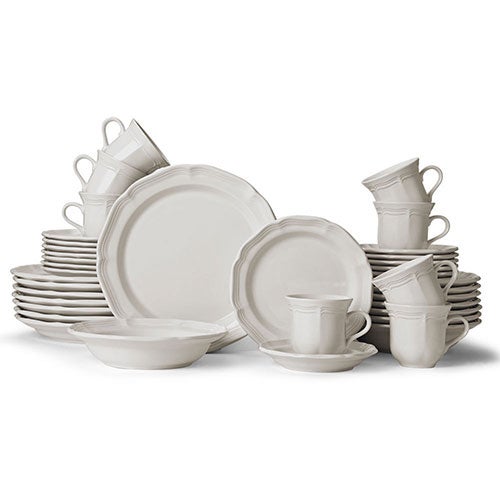French Countryside 40pc Stoneware Dinnerware Set