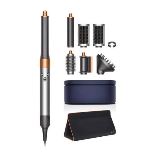 Airwrap Multi-Styler & Dryer Complete Long w/ Diffuser & Travel Bag Nickel/Copper