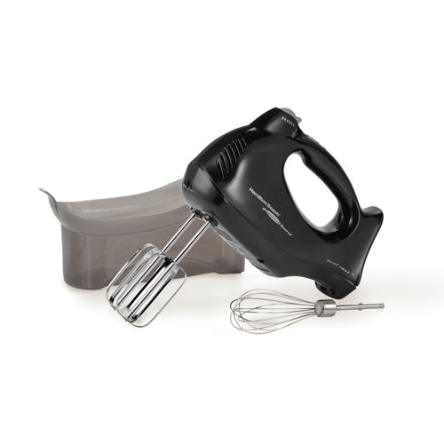 Hand Mixer w/ Snap-On Case Black