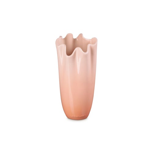 Iris Collection Ruffle Vase Peche