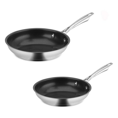Cuisinart Professional Series Stainless Steel 2-Pack Non-Stick Skillet Set