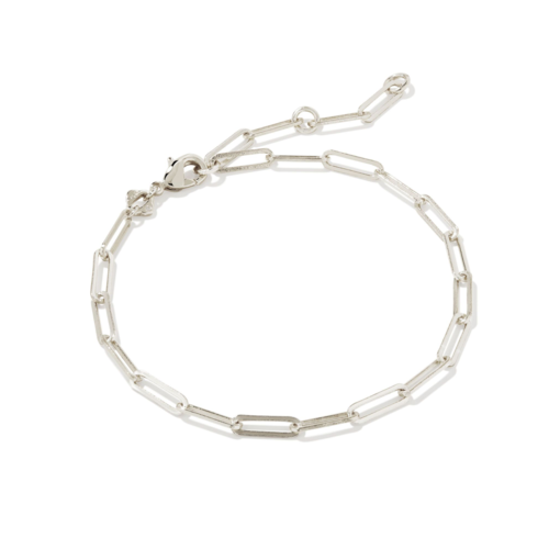 Kendra Scott Courtney Paperclip Bracelet in Silver