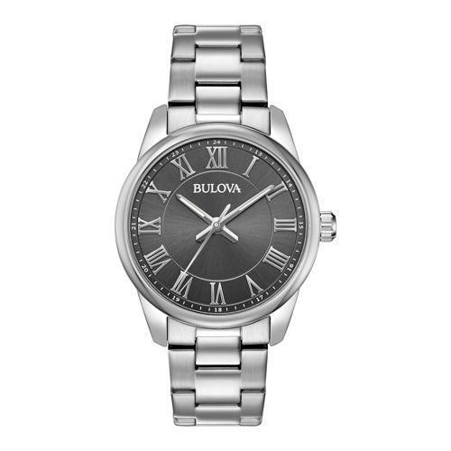 Mens Corporate Exclusive Silver-Tone Stainless Steel Watch, Gray Dial