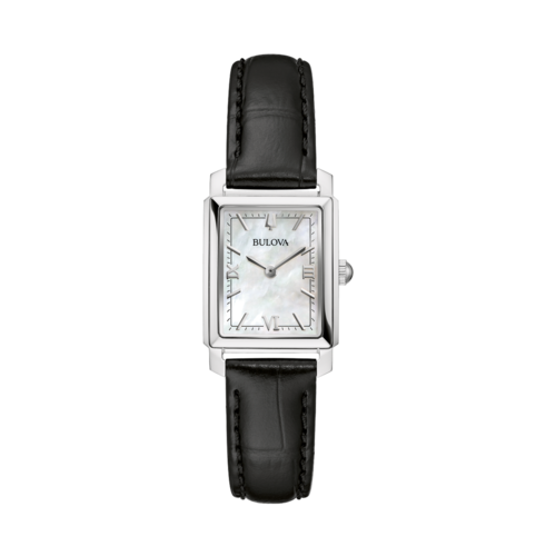 Bulova Women's Sutton Black Leather Strap Watch